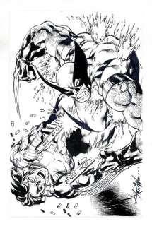 Winter Soldier vs. Wolverine Sketch by Ron Williams | mycomicshop.com