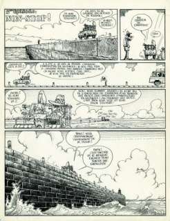 Moebius - Major Fatal - Les vacances du Major Encre de Chine pour la planche