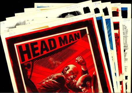 Jack Davis | Davis - HEAD MAN, TERROR ILLUSTRATED #2, 10 Page Story (1952) | Russ Cochran