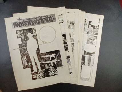 Angel Alberto Fernandez | Angel Alberto Fernandez - 12x tavole originali "Larry Mannino Distretto 56: Bravo cowboy" - Page volante - Exemplaire unique - (1976) | Catawiki