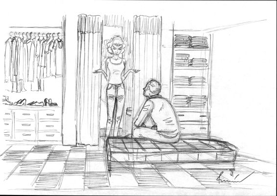 DESSIN ORIGINAL POUR STELLA PAR CYRIL BONIN - ILLUSTRATION N°3 | Pulp’s