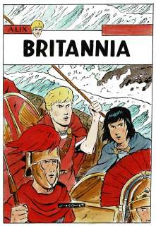 Marc Jailloux - Lot 341 - Alix, Britannia, projet de couverture à l’encre de chine et à l’aquarelle pour cet album paru en 2014 chez Casterman.