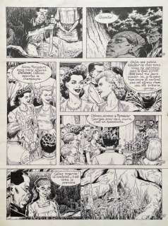 Auclair, Claude | Auclair, Claude - Originele pagina - Le Sang du flamboyant - (1985) | Catawiki