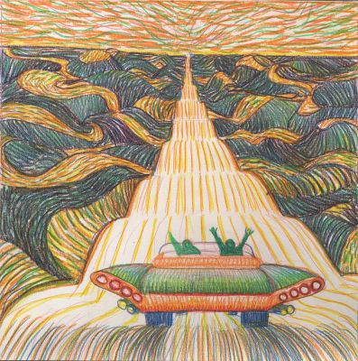 Lorenzo Mattotti | On The Road XIX, 2023 | Philippe Labaune Gallery