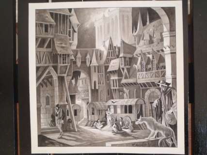 Magnin, Florence | Magnin, Florence - Dessin original - Casus Belli - Les Bateleurs | Catawiki