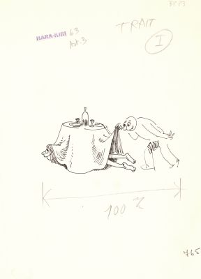 Wolinski | 1966 - Le repas | Huberty Breyne Gallery