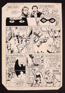 Original Art for New Teen Titans (1980) Drug Awareness Issue 3, Page 10 by George Perez and Dick Giordano | mycomicshop.com