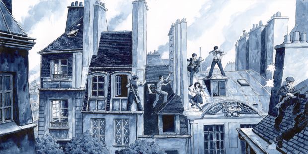 Dominique Bertail | Madeleine, Résistante tome 4 – Illustration originale 2 | Galerie Barbier