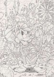 Julian Jordan | Julian Jordan - Ducktales - Scrooge McDuck - The Jungle Birds - Size: 30 x 21 cm. A4 | Catawiki