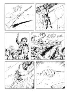 Roberto de Angelis | Tex Willer n. 2 - Roberto De Angelis - Tavola Originale "La banda di Red Bill" - Page volante - Exemplaire unique - (2018) | Catawiki