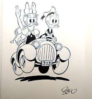 Sergio Garrido | Sergio Garrido - Original drawing - Daisy & Donald go to picnic | Catawiki