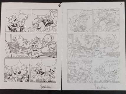 Lara Molinari | Lara Molinari - Paperinik L’Inafferrabile Vendicatore" - Page volante - Exemplaire unique | Catawiki