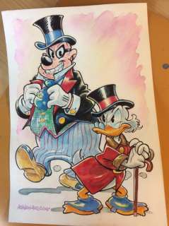 Alessandro Gottardo | Donald Duck - â€œColleghi, ma non troppoâ€ - Page volante - Exemplaire unique - (2020/2020) | Catawiki