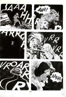 Attilio Micheluzzi | Attilio Micheluzzi - Dylan Dog tavola originale - Page volante | Catawiki