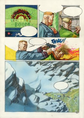 Tanino Liberatore | Planche originale 25 de Ranxerox 3. Amen ! | Galerie Barbier