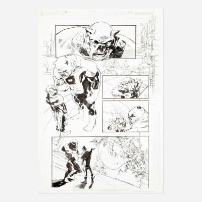 Lot 234 - Greg Tocchini and Jay Leisten, Ion #1 Story Page 18 Original Art (DC Comics, 2006) | Landry Pop Auctions