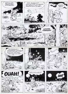 Macherot | Sibylline, planche n°11 Ã  l’encre de Chine de l’… | Banque Dessinée