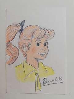 Craenhals | Craenhals - Dessin dédicacé couleur - Les 4 As - Dina | Catawiki