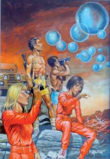 Joubert Pierre | Â«Mission A.D.N.2. La Terre promiseÂ». Gouache originale sur | Tessier Sarrou