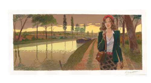 Jean-Pierre Gibrat | LE VOL DU CORBEAU, CANAL BD 2005 | Christie’s