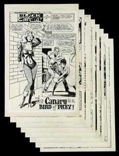 Black Canary Secret Origins #10 p.2-4, 8-12 (Unpublished) | Propstore