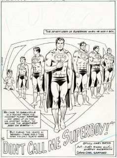 Curt Swan | DC Super Stars, issue 12, Page 1, Superman, 1977 | Galerie 9ème Art