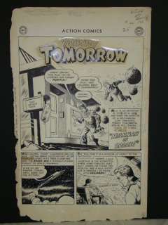 1386: Action Comics #201. Splash Page. | Weiss Auctions