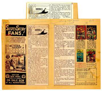 HERO, TWO-FISTED TALES #21, Text Story, SP & Proof (1951) | Russ Cochran