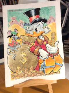 Alessandro Gottardo | Uncle Scrooge - â€œEl Topoâ€ - Dipinto originale di Alessandro Gottardo - Page volante - (2021) | Catawiki