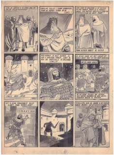 Laudy, Jacques | Laudy, Jacques - De Vier Heemskinderen / La Légende des quatre fils Aymon - original page n°13 + deluxe edition - (1946/2022) | Catawiki