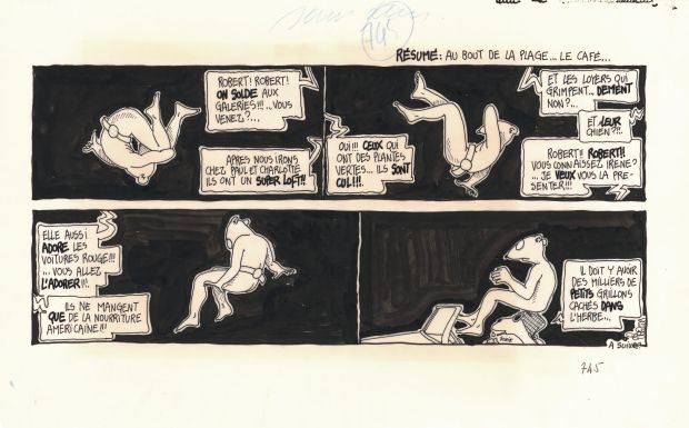 Régis Franc | 1989 - Le café de la plage | Huberty Breyne Gallery