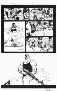 Goran Parlov | THE PUNISHER #32 pg 17 | Goricki Art