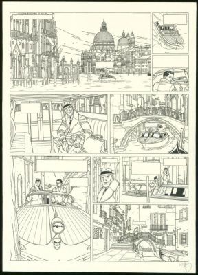 Jean-Christophe Thibert | Planche originale n°01 - Il faut sauver Hitler - Kaplan & Masson | Daniel Maghen