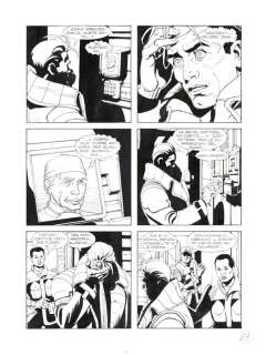 Germano Bonazzi - | Germano Bonazzi - 4x Tavola Originale - Nathan Never n. 146 "Il predicatore" - (2003) | Catawiki