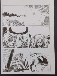 Roberto de Angelis | Nathan Never n. 248 - Roberto De Angelis - Tavola Originale n. 17 "Scontro Finale" - Page volante - Exemplaire unique - (2012) | Catawiki