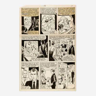 Lot 218 - Steve Ditko, Machine Man #18 Story Page 7 Original Art (Marvel Comics, 1980) | Landry Pop Auctions