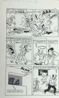 De Moor, Bob | De Moor, Bob - Planche originale - Barelli et le nez de Cléops - (1975) | Catawiki