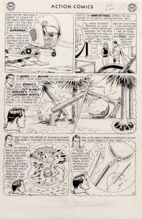 Curt Swan original artwork for Action Comics #304, page 10. | Profiles in History