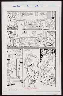 Original Art from Power Pack #2 (2000) Page 20 Pencils by Colleen Doran, Inks by Terry Austin | mycomicshop.com
