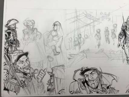 Meynet, Félix | Meynet, Félix - Crayonné original - Sauvage | Catawiki