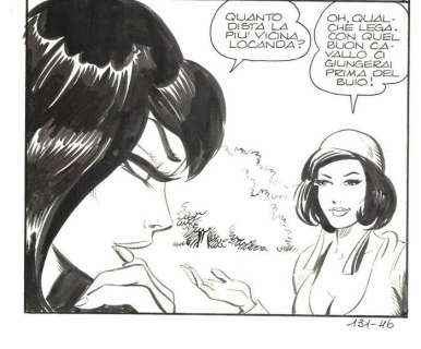 Tito Marchioro | Lucifera n. 131 - Tito Marchioro 6x tavole originali - Page volante | Catawiki