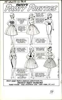 Hartley - PATSY WALKER #112, Pg 14, PATSY’S PARTY PRETTIES, (1963) Signed | Russ Cochran