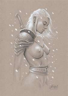 Giuseppe de Luca | Pin Up - G. De Luca - original artwork - Page volante - Exemplaire unique | Catawiki