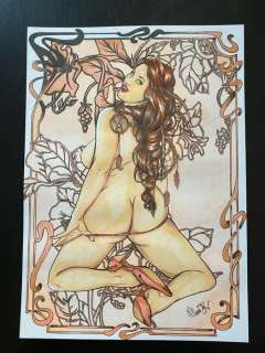 Martina Bolognini | Martina Bolognini - illustrazione originale "Liberty" - Page volante - Exemplaire unique | Catawiki