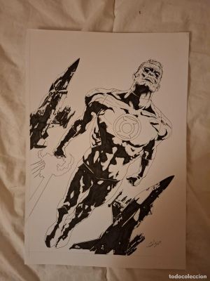 Commission dibujo original Green Lantern por Jordi Armengol | todocoleccion (Buy It Now)