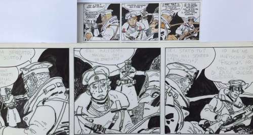 Hugo Pratt | Corto Maltese - Original Strip «La Jeunesse de Corto» - Page volante - Exemplaire unique - (1981) | Catawiki