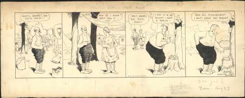 King - Gasoline Alley, Original Daily (08/23/1921) | Russ Cochran