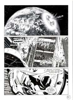 Roberto de Angelis - | Roberto De Angelis - 3x Tavola Originale - Nathan Never n. 161 "la caduta di Urania" - (2004) | Catawiki