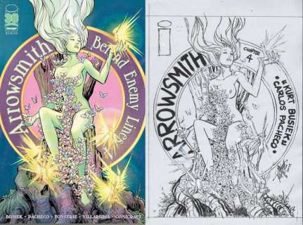 Pacheco, Carlos - Arrowsmith vol 2 4 - - Original preliminary drawing - Cover - - (2022)