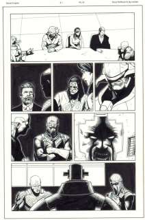 Jay Leisten - Secret Empire #1 P.18 - Captain America, Arnim Zola, & Baron Zemo - 2017